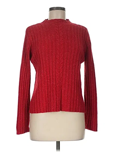 Pre-owned Emma James Turtleneck Sweater In Red