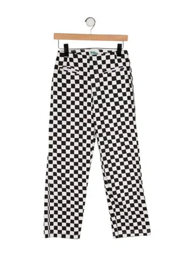 Pre-owned Emma Mulholland On Holiday Mid-rise Straight Leg Jeans In Multi