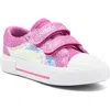 Emma New York Kids' Cap Toe Sneaker In Pink Sequin