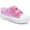Emma New York Kids' Cap Toe Sneaker In Purple/pink