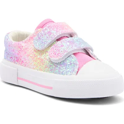 Emma New York Kids' Cap Toe Sneaker In Rainbow Glitter