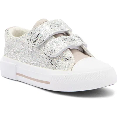 Emma New York Kids' Cap Toe Sneaker In Silver