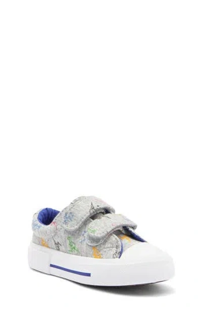 Emma New York Kids' Dino Cap Toe Sneaker In Grey