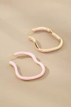 Emma Pills Obsession Hoop Earrings In Pink