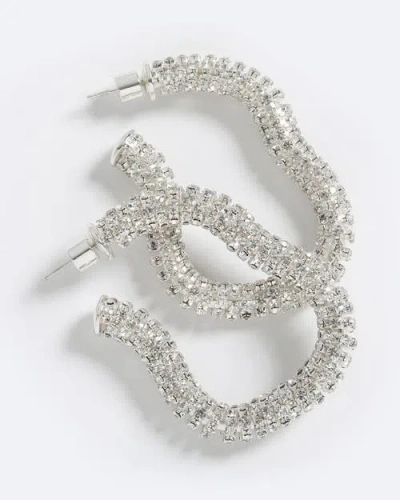 Emma Pills Obsession Sparkle Hoop In White