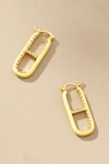 Emma Pills Og Hoop Earrings In Yellow