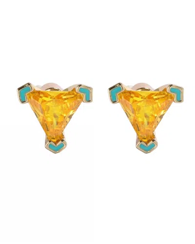 Emma Pills Women's Own It Stud Earrings In Yellow Glo/ocean Glo In Multi