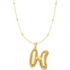 Emma Rae Bubble Initial Necklace