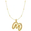 Emma Rae Bubble Initial Necklace