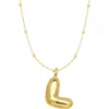 Emma Rae Bubble Initial Necklace