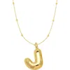Emma Rae Bubble Initial Necklace