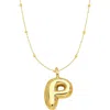 Emma Rae Bubble Initial Necklace