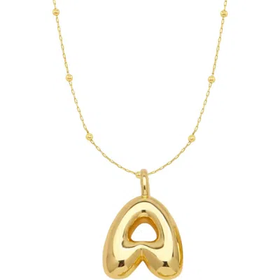 Emma Rae Bubble Initial Necklace