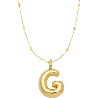 Emma Rae Bubble Initial Necklace