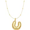 Emma Rae Bubble Initial Necklace