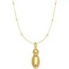 Emma Rae Bubble Initial Necklace