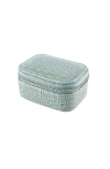 Emma Rae Faux Leather Snake Mini Jewelry Case