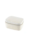Emma Rae Faux Leather Snake Mini Jewelry Case