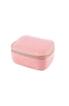 Emma Rae Faux Leather Snake Mini Jewelry Case