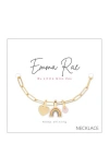 Emma Rae Rainbow Multi Charm Necklace