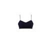 Emma Wallace Women's Black Skye Top - Dark Navy In Black