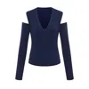 Emma Wallace Women's Blue Min Top -navy In Blue