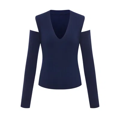 Emma Wallace Women's Blue Min Top -navy