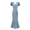 Emma Wallace Women's Blue Naida Gown In Blue