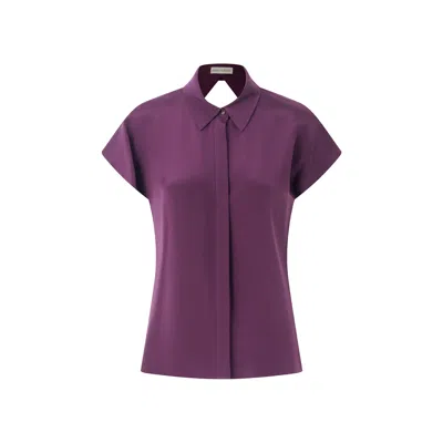 Emma Wallace Women's Fleur Blouse -deep Purple