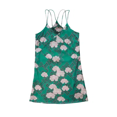 Emma Wallace Women's Green Kiku Nighty