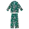 Emma Wallace Women's Green Kiku Pyjama Set In Green