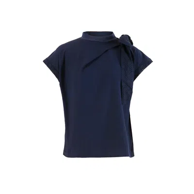 Emma Wallace Women's Lace Lana Top - Blue