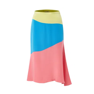 Emma Wallace Women's Lila Skirt - Colour Block In Multi