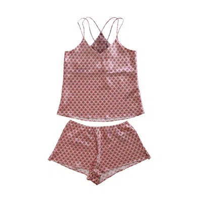 Emma Wallace Women's Pink / Purple Cassia Cami Set In Pink/purple