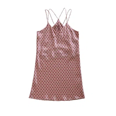 Emma Wallace Women's Pink / Purple Cassia Nighty In Pink/purple