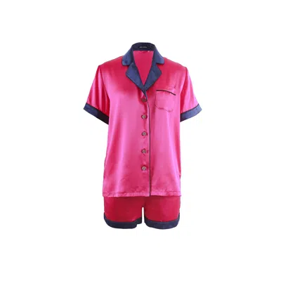 Emma Wallace Women's Pink / Purple Emma Shorty Set In Pink/purple