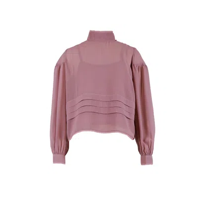 Emma Wallace Women's Pink / Purple Madeline Top In Pink/purple