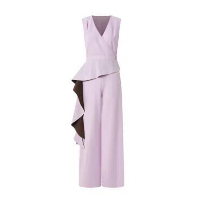 Emma Wallace Women's Purple Pearl Jumpsuit