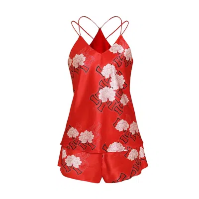 Emma Wallace Women's Red Rouge Cami Set