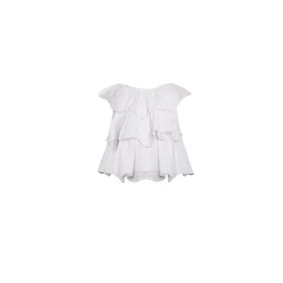 Emma Wallace Women's White Coral Top