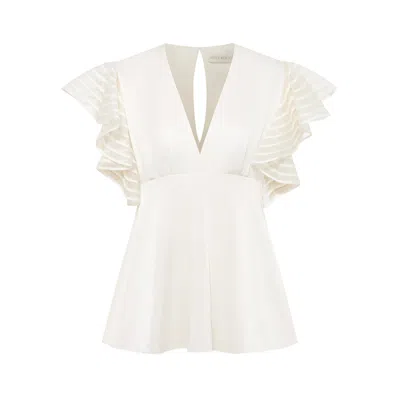 Emma Wallace Women's White Fei Top