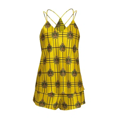 Emma Wallace Women's Yellow / Orange Chaa Cami Set In Yellow/orange