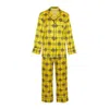 Emma Wallace Women's Yellow / Orange Chaa Pyjama Set In Yellow/orange