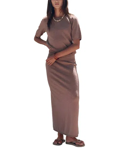 Emma Way 2pc Top & Skirt Set In Neutral