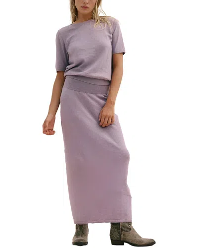 Emma Way 2pc Top & Skirt Set In Purple