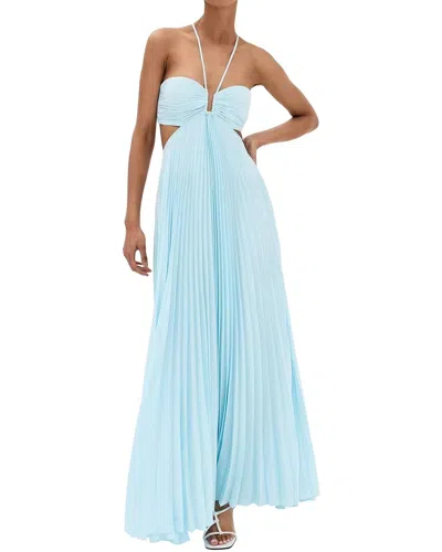 Emma Way Embellished Maxi Dress In Blue