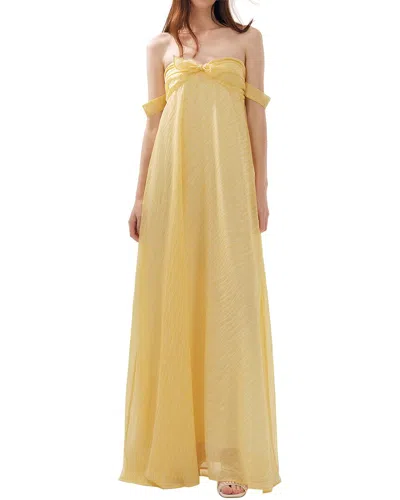 Emma Way Embellished Maxi Dress In Orange