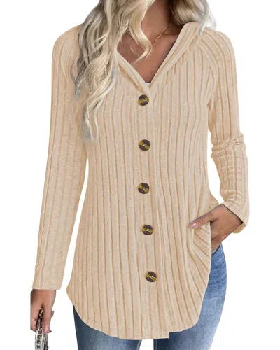 Emma Way Hoodie In Neutral