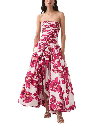 Emma Way Maxi Dress In Animal Print