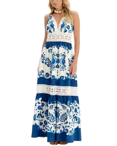 Emma Way Maxi Dress In Blue